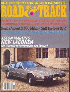 ROAD & TRACK 1977 APR - CHASTAIN CAPRI S/3, 320 TURBO